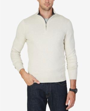 Nautica Men's Quarter-zip Sweater