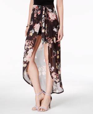 Material Girl Juniors' Printed Walk-through Shorts, Only At Macy's