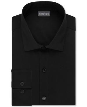 Kenneth Cole Reaction Men's Tall Slim-fit Techni-cole Stretch Performance Dress Shirt
