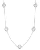 Giani Bernini Love Knot Station Necklace In Sterling Silver