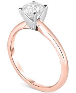 Diamond Engagement Ring In 14k White Gold, Yellow Gold Or Rose Gold (1.0 Ct. T.w.)