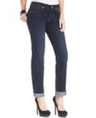 Style & Co. Petite Curvy-fit Caneel Wash Ex-boyfriend Jeans, Only At Macy's