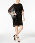 Calvin Klein High-low Popover Sequined Dress
