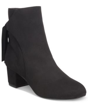 Chelsea & Zoe Mackenzie Fringe Block-heel Booties Women's Shoes