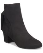 Chelsea & Zoe Mackenzie Fringe Block-heel Booties Women's Shoes