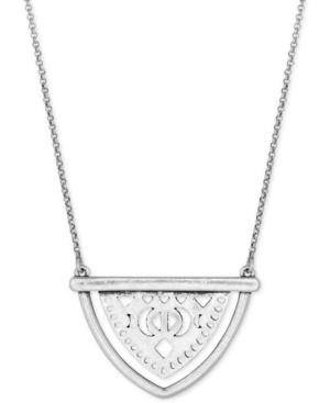 Lucky Brand Silver-tone Long Length Pendant Necklace
