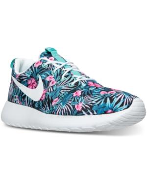 Nike Men's Roshe One Print Premium Casual Sneakers From Finish Line