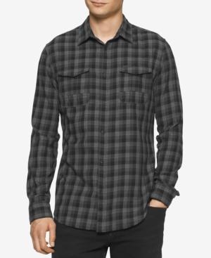 Calvin Klein Jeans Men's Brushed Block Check Shirt