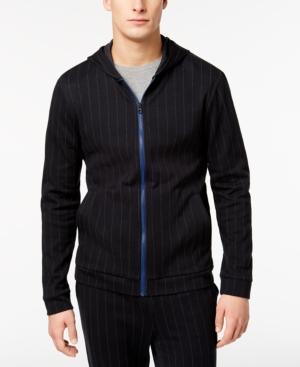 Kenneth Cole New York Men's Pinstripe Full-zip Hoodie