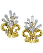 Effy Diamond Statement Stud Earrings In 14k Gold (1/2 Ct. T.w.)