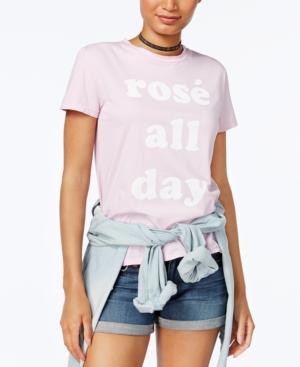 Dream Scene Cotton Rose Graphic T-shirt