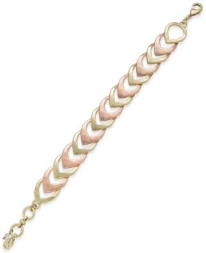 Lucky Brand Two-tone Petal Link Bracelet