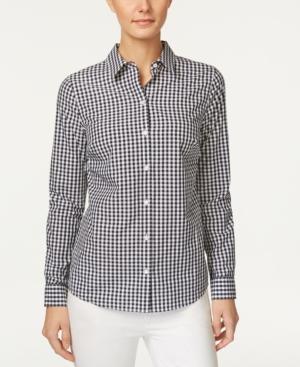 Charter Club Roll-tab Print Shirt, Created For Macy's