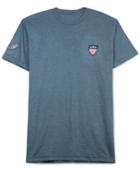 Jem Men's Embroidered American Shield Patch T-shirt