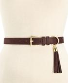 Style & Co. Faux Suede Tassel Pant Belt, Only At Macy's
