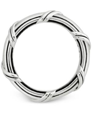 Peter Thomas Roth Overlap Band In Sterling Silver 4mm