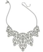 I.n.c. Pave Openwork Statement Necklace, 18 + 3 Extender, Created For Macy's