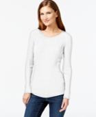 Inc International Concepts Ribbed Crew-neck Sweater, Only At Macy's