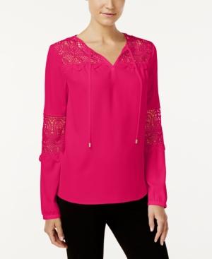 Calvin Klein Lace-panel Blouse