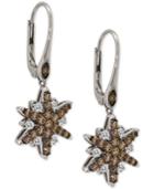 Le Vian Chocolatier Diamond Starfish Drop Earrings (1-1/3 Ct. T.w.) In 14k White Gold