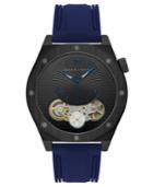 Sean John Men's Roxburry Blue Silicone Strap Watch 46mm