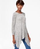 Bar Iii Asymmetrical Snit Top, Only At Macy's