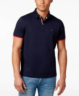 Tommy Hilfiger Men's Logo Custom Fit Polo