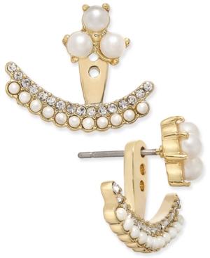 Kate Spade New York Dainty Sparklers Gold-tone Imitation Pearl Earring Jackets