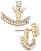 Kate Spade New York Dainty Sparklers Gold-tone Imitation Pearl Earring Jackets