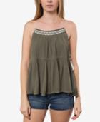 O'neill Juniors' Rain Lace-up Cord-strap Tank Top