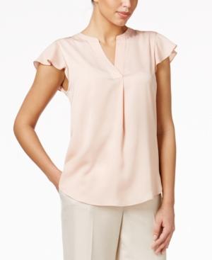 Tommy Hilfiger Flutter-sleeve Blouse