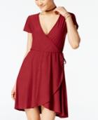 Planet Gold Juniors' Ballet Wrap Dress