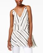 Weekend Max Mara Petalo Striped Peplum Top