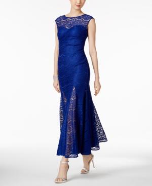 Nightway Lace-trim Gown