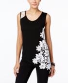Inc International Concepts Appliqued Tank Top, Only At Macy's