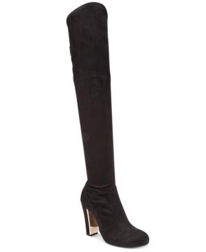 Material Girl Priyanka Over-the-knee Stretch Boots, Only At Macy's Women's Shoes