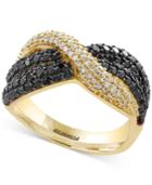 Effy Diamond Crisscross Ring (1-1/4 Ct. T.w.) In 14k Gold