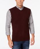 Weatherproof Men's Big And Tall Sweater Vest, Only At Macy's