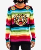 Hudson Nyc Men's Rainbow Tiger Sweater