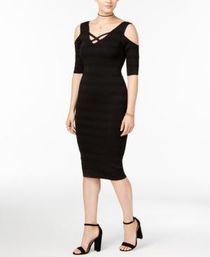 Xoxo Juniors' Cold-shoulder Bodycon Dress