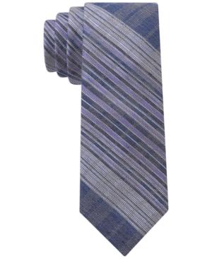 Calvin Klein Denim Exploded Grid Skinny Tie