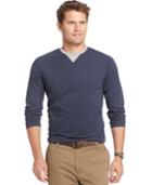Izod Big And Tall Raglan Crew-neck Long-sleeve T-shirt