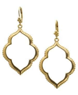 T Tahari Earrings, 14k Gold-plated Drop Earrings
