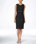 Calvin Klein Grommet Layered Sheath Dress