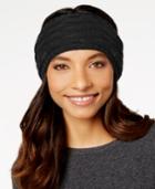 Echo Fleece-lined Cable-knit Headband