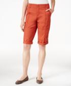 Style & Co Petite Cuffed Skimmer Shorts, Only At Macy's