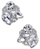 Charter Club Silver-tone Crystal Cluster Stud Earrings, Only At Macy's