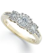 Diamond Engagement Ring (1/2 Ct. T.w.) In 14k Gold Or White Gold