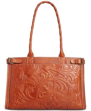 Patricia Nash Tooled Monte Satchel