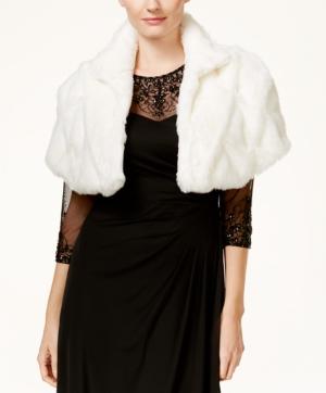 Tahari Asl Faux-fur Caplet Shawl